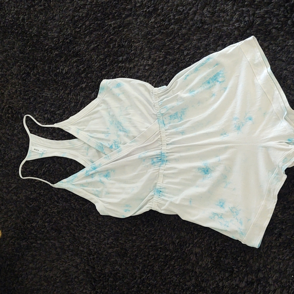Women's RVCA tie dye romper size Large